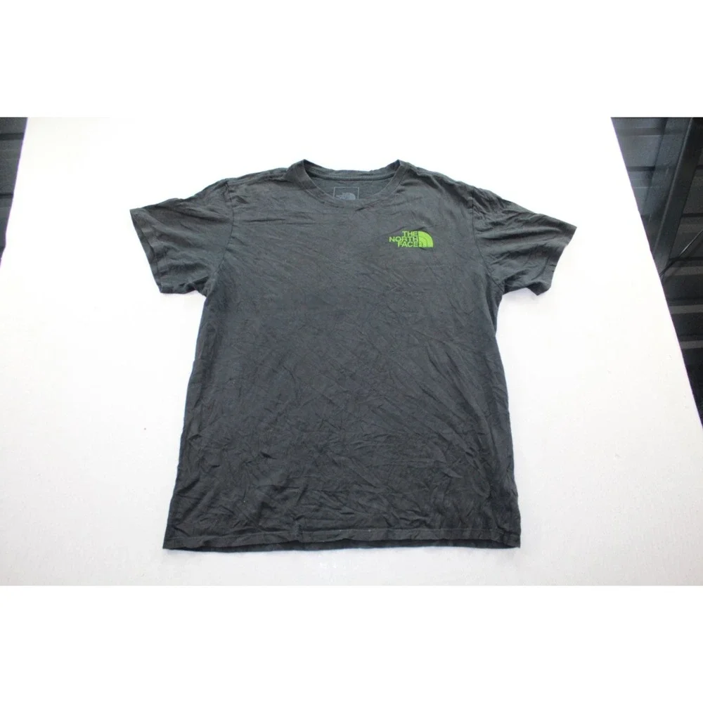 The North Face T-Shirt Mens Large Gray Crew Neck Short Sleeve
